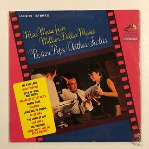 LP Vinyl Record BOSTON POPS/ARTHUR FIEDLER More Music from Million Dollar Movies